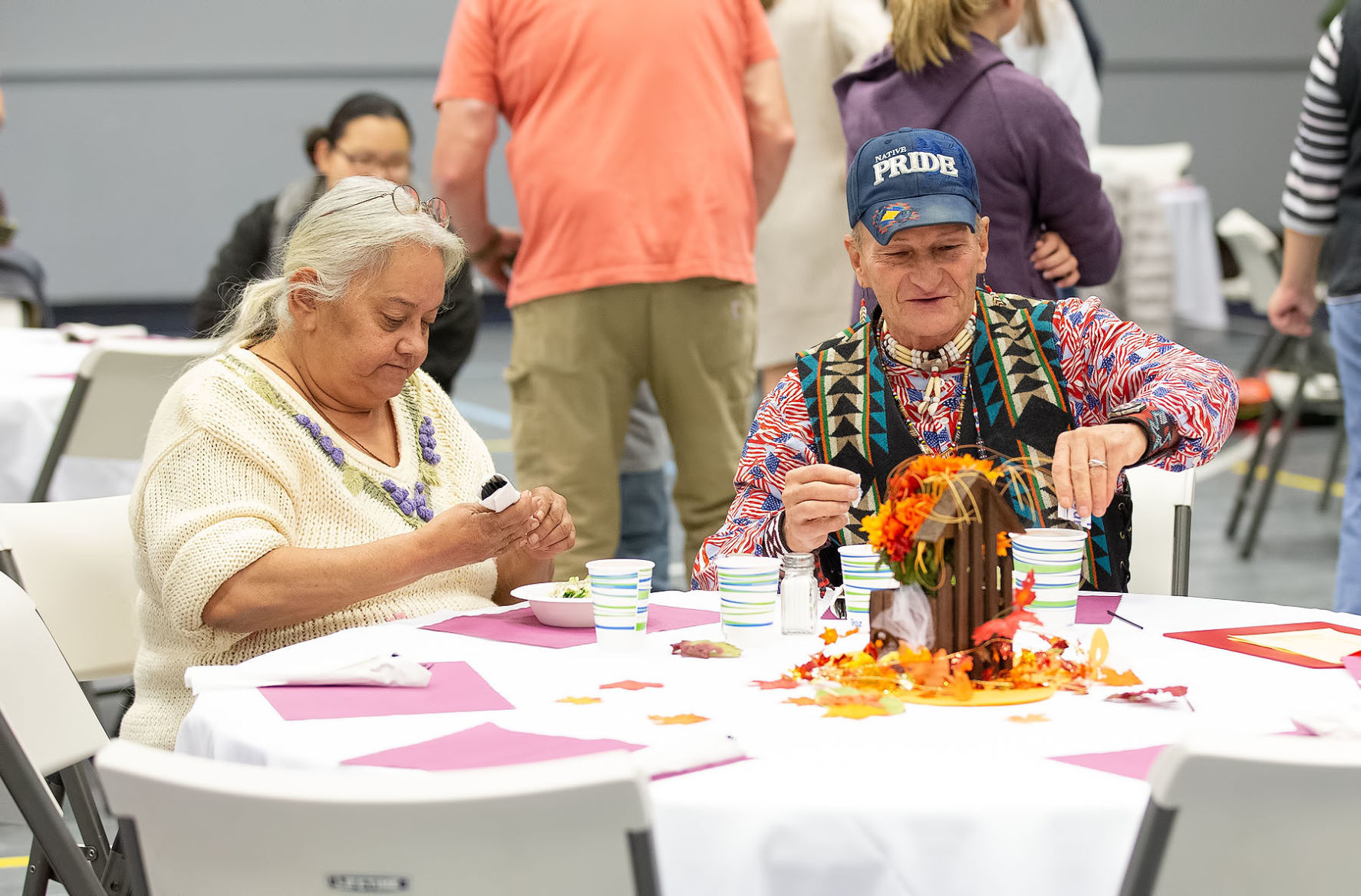 Giving thanks, together